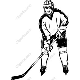 Dynamic Ice Hockey Player