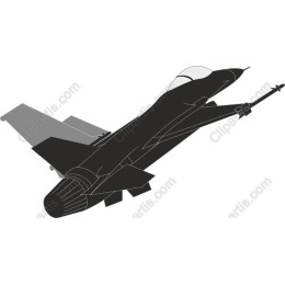 Sleek Fighter Jet