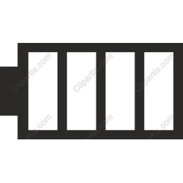 Sleek Battery Icon