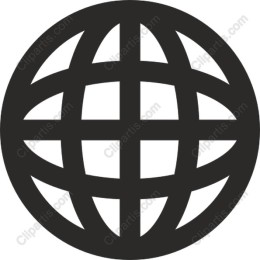 Minimalist Globe Icon