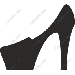 Elegant High-Heeled Shoe