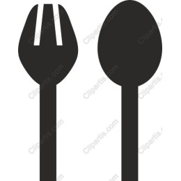 Modern Fork and Spoon
