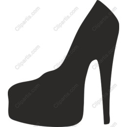 Elegant High-Heeled Shoe