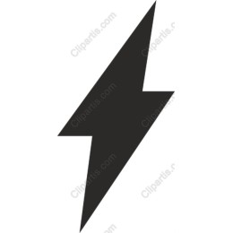 Black Lightning Bolt