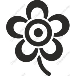 Elegant Black Flower