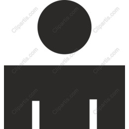 Abstract Minimalist Human Figure
