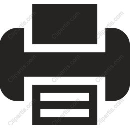 Sleek Minimalist Printer Icon