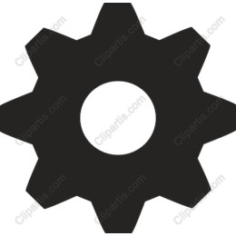 Eco-Friendly Gear Icon