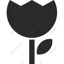 Minimalist Black Flower