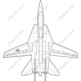 Top-Down Fighter Jet