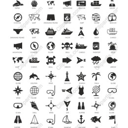 Nautical Adventure Icon Collection