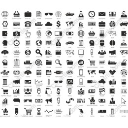 Versatile Icons Set: Finance, Communication & More