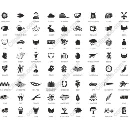Farm Life Icons Collection