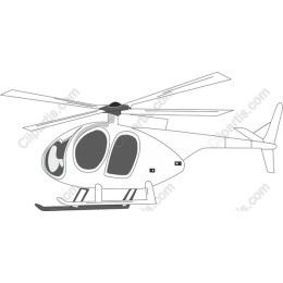 Sleek Helicopter