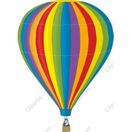 Rainbow Hot Air Balloon