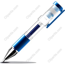 Sleek Blue Ballpoint Pen