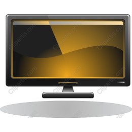 Sleek Black Television work