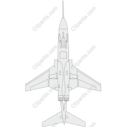 Fighter Jet (Top View)