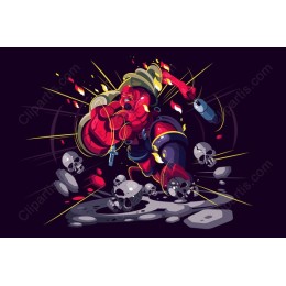 Fierce Red Warrior