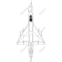 Military Jet Top-Down