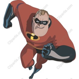 Dynamic Superhero in and