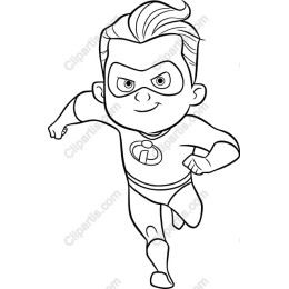 Dynamic Superhero Kid