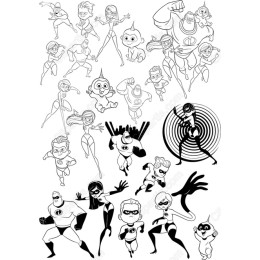 Superhero Family Clipart Bundle