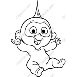 Playful Cartoon Baby