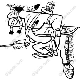 Dynamic Bow and Arrow Character