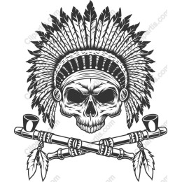 Fierce Native Skull