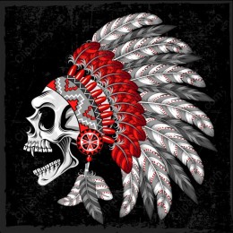 Native Spirit Skull