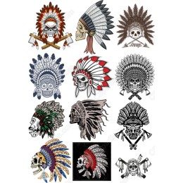 Skull Headdresses Bundle - 12 Unique