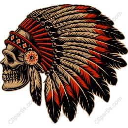 Indian Chief Skull