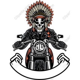 Skull Rider with Headdress