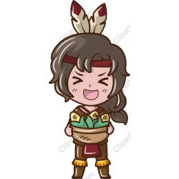 Joyful Chibi Character