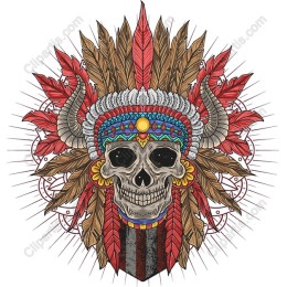 Majestic Tribal Skull
