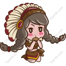 Charming Native American Character