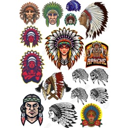 Native American Headdresses Set - Bundle