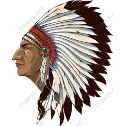 Native American Chief Feather Headdress