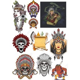 Native American Cultural Clipart Set
