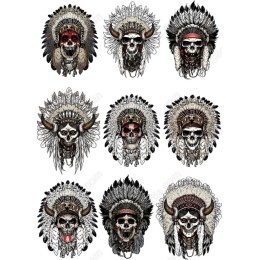 Tribal Skull Bundle