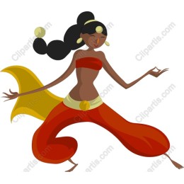 Vibrant Dancing Character