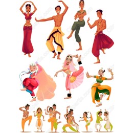 Cultural Dance Clipart Bundle - A Collection of Vibrant