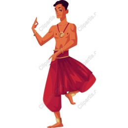 Vibrant Male Dancer