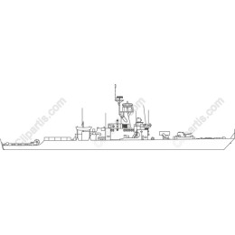 Detailed Naval Ship
