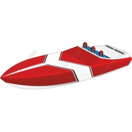 High-Speed Racing Boat