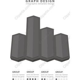 Modern Infographic Bar Graph Template