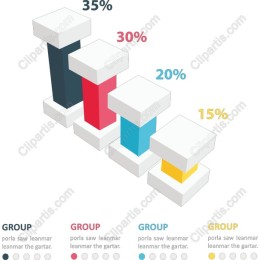 Colorful 3D Bar Chart