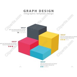 Vibrant 3D Infographic Template
