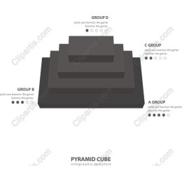 Pyramid Cube Infographic Template
